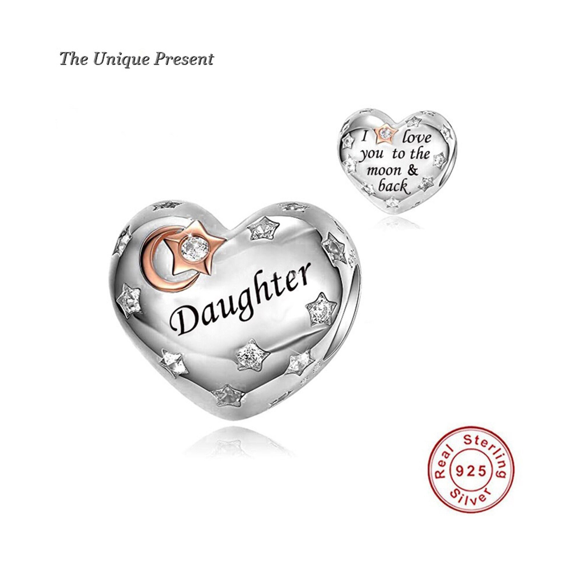 Pandora love you to 2024 the moon and back necklace