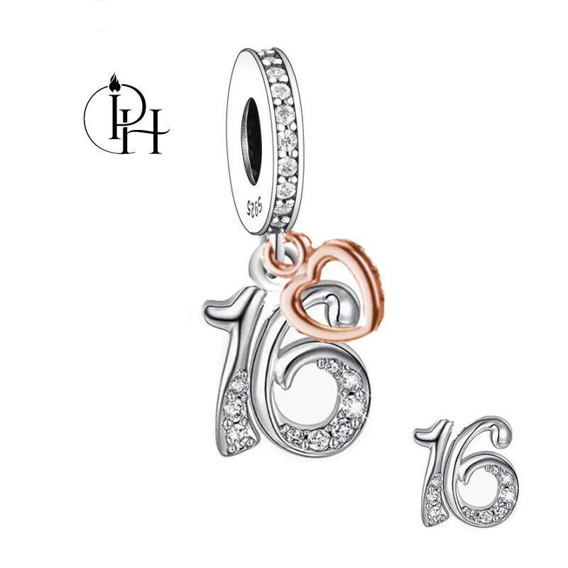 16th Birthday Pandora Bracelet Charms Sweet 16 Authentic PANDORA