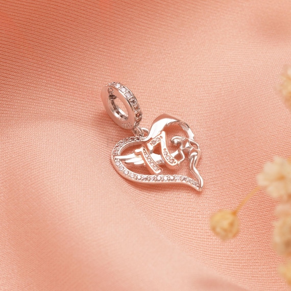 17th Birthday Charm Pandora Fitting Guardian Angel Gift Genuine