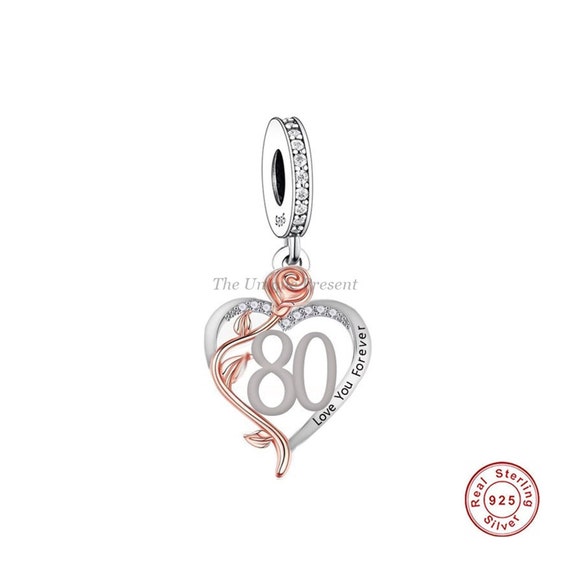 Pandora 80th sale birthday charm