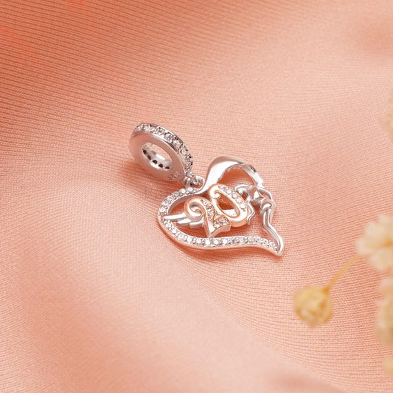 20th Years Charm Pandora Fitting Birthday & Anniversary