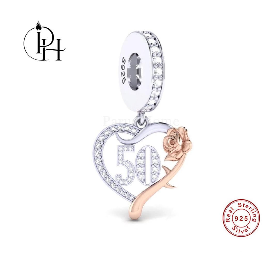 Pandora Charms 50th Birthday