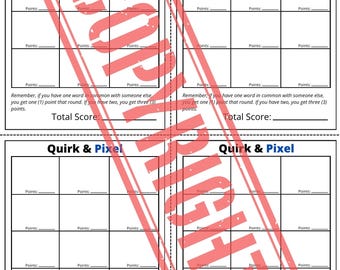 Double Ditto Replacement Deck - Printable Files