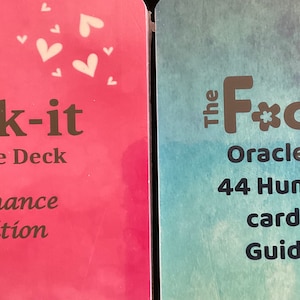 PACOTE FUCK-IT Deck & Fuck-it Romance Edition - Cartas de baralho Oracle inspiradas no tarô para leituras precisas - Economia em ambos os baralhos