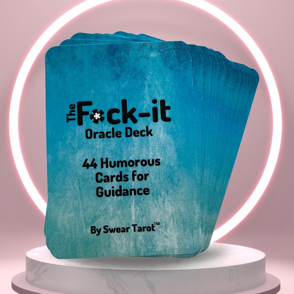 FUCK-IT Oracle Deck - Tarot Inspired Divination Cards that are Accurate &  Fun for Readings and Guidance