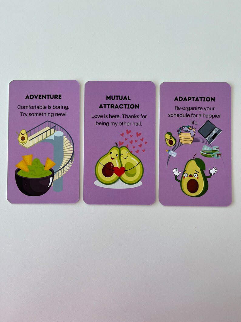 Avocado Oracle Deck - Fun Tarot Inspired Divination Cards Perfect for ...