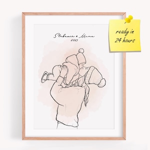 Custom line drawing from photo, Couples portrait, Custom Line drawing portrait, Couple Line art portrait from photo Digital