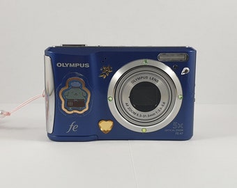 Cute camera Olympus fe-47 in blue color
