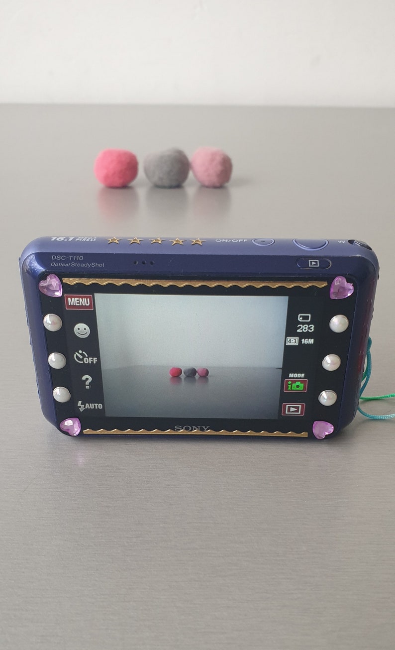 Touchscreen Camera Sony Cybershot DSCT110 Purple Color Etsy