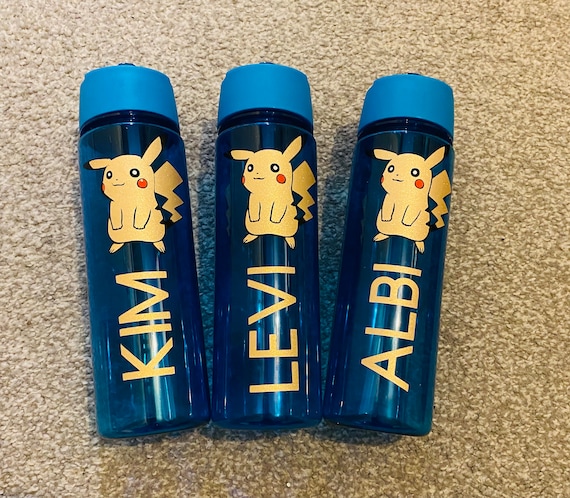 Pokemon Pikachu Character's Sports Girls Plastic Water Drinks Bottle Cup