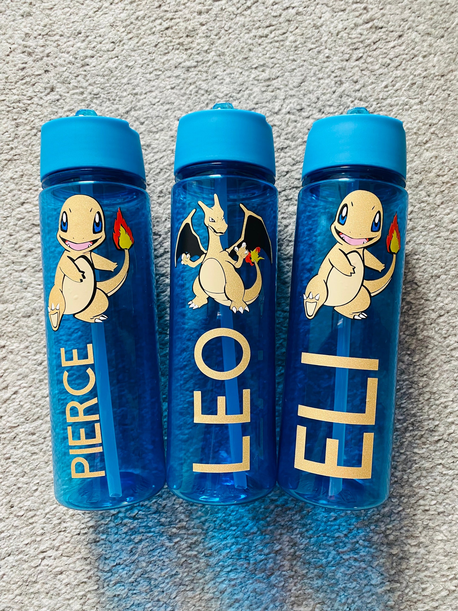 Pokemon Character Water Bottle Personalised Gifts Pokemon Etsy UK
