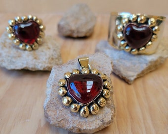 Heart Ring | Brass | Handmade