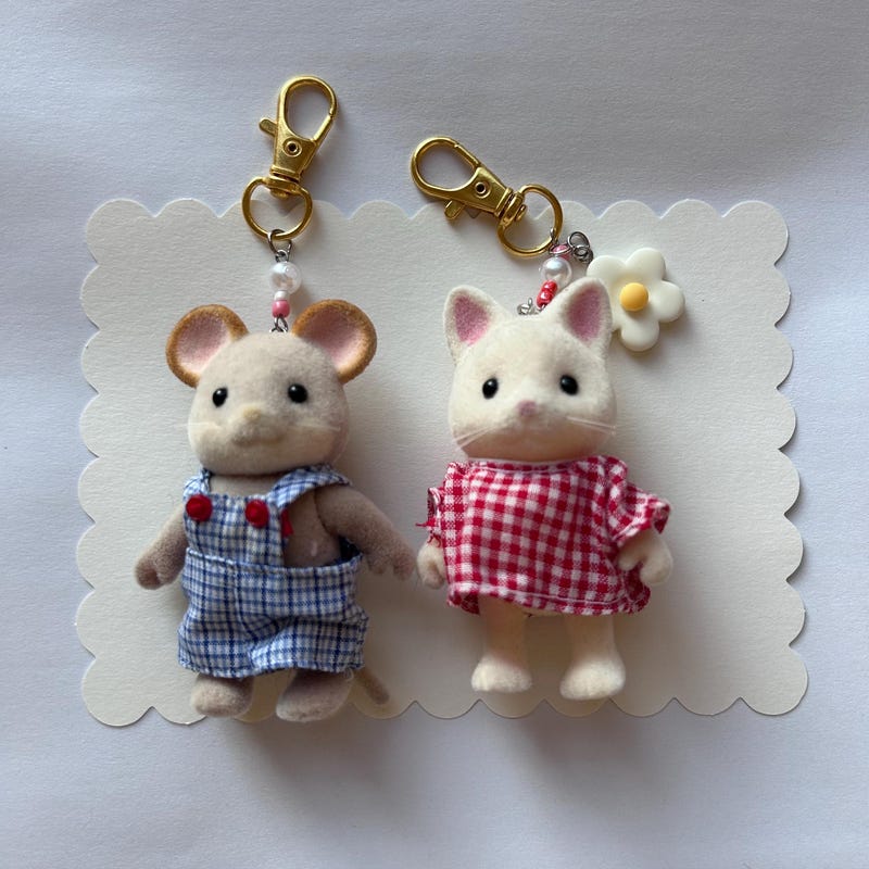 Calico Critters Keychain - Etsy