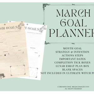 Ultimate Witch Planner 2023 Monthly, Weekly, Daily Pages