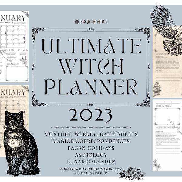 2024 Witch Planner Etsy