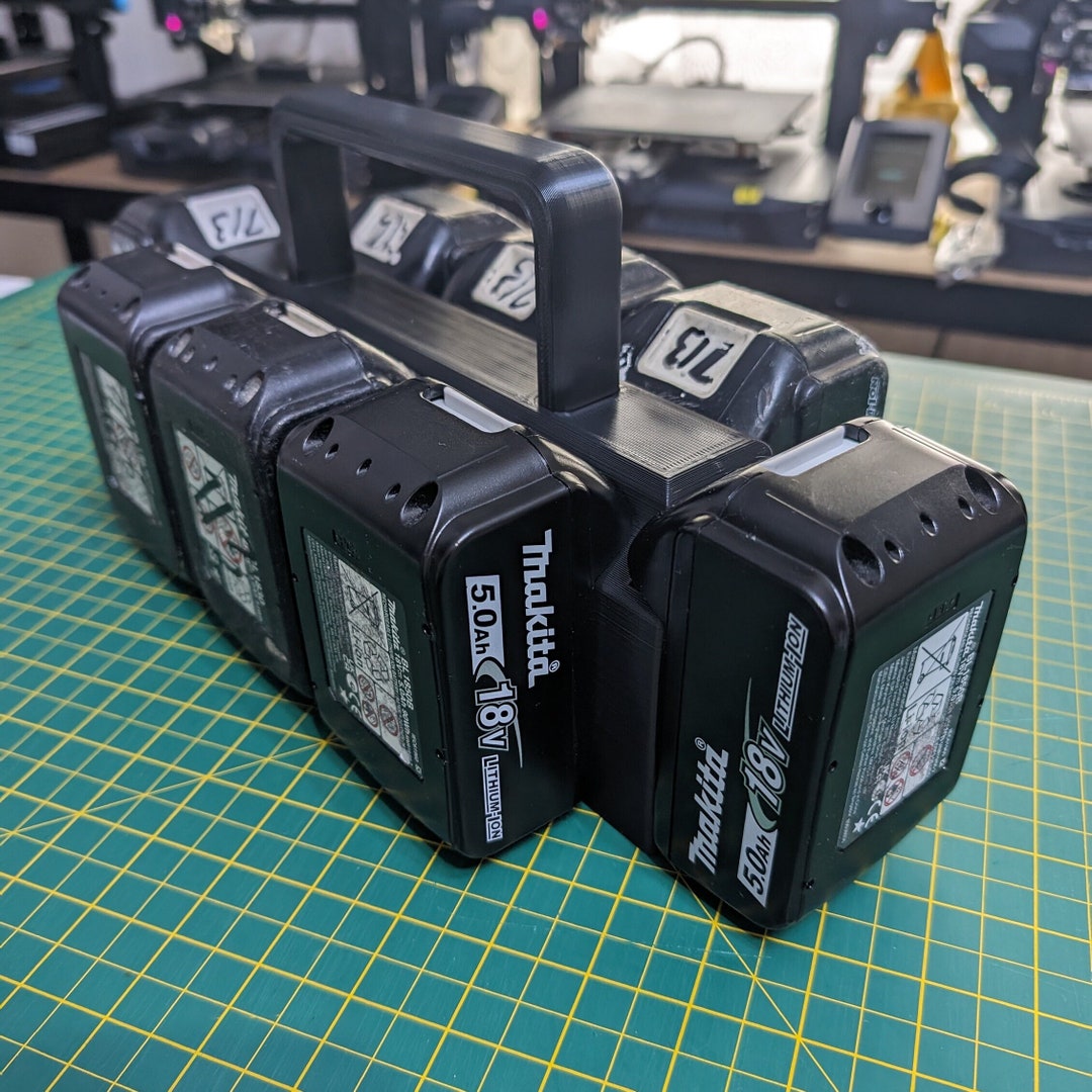 Supporto/custodia Per Batterie Makita 18v - Confezione Da 6 - Foto 5