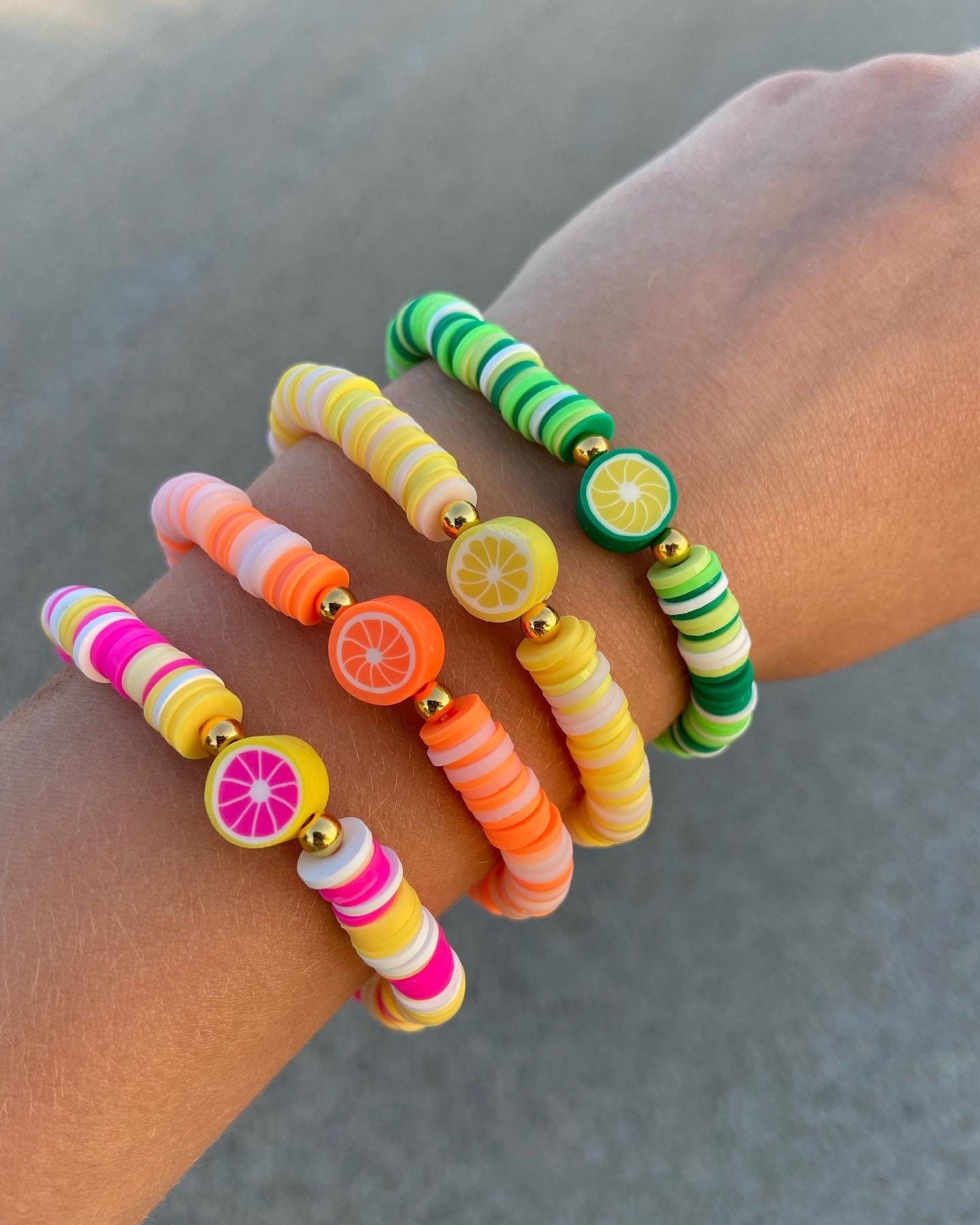 Kids Clay Bead Bracelet Stack​, Projects