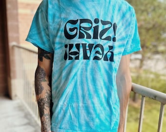 Griz Yeah Tie-dye T-Shirt - 100% Cotton