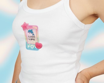 Zara Larsson Lush Life Vintage Y2K Style Baby Tank Top Concert Shirt