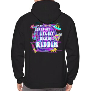 Subtronics "Itchy Scratchy" EDM Merch Rave Hoodie image 3