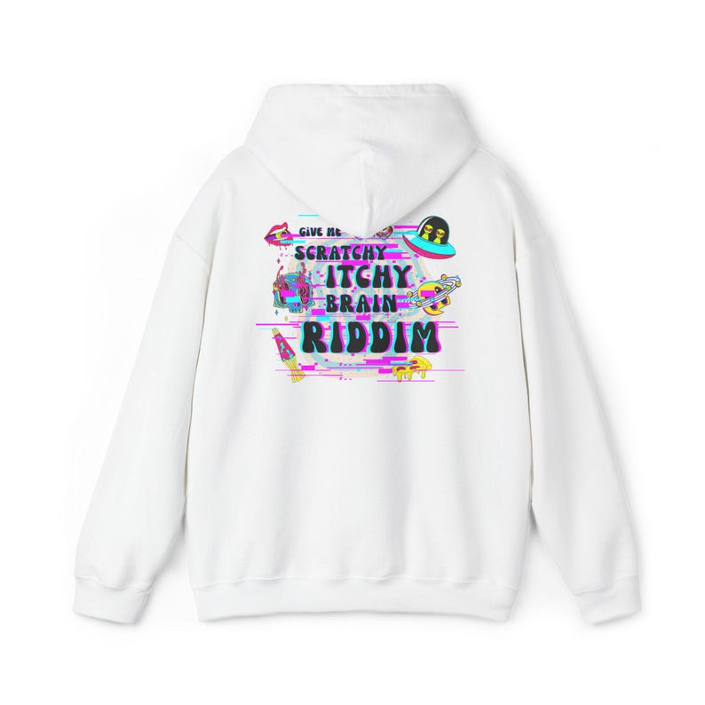Subtronics "Itchy Scratchy" EDM Merch Rave Hoodie image 2