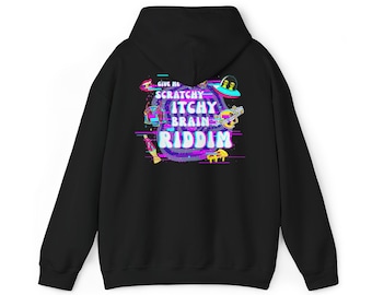 Subtronics "Itchy Scratchy" EDM Merch Rave Hoodie
