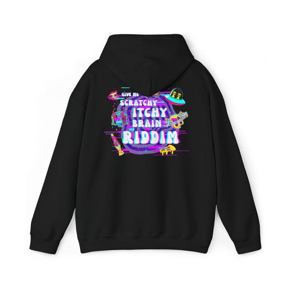 Subtronics "Itchy Scratchy" EDM Merch Rave Hoodie