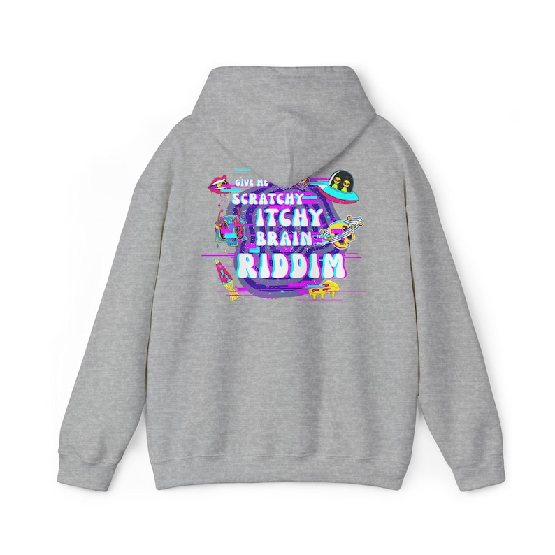 Subtronics "Itchy Scratchy" EDM Merch Rave Hoodie image 8