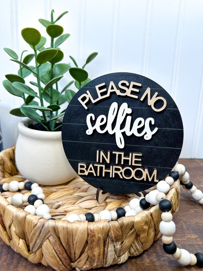 Bathroom Tier Tray Decor Farmhouse Bathroom Decor Bathroom Etsy