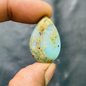 Cabochão de Opala Peruana Natural: Pedra Preciosa Andina Solta, 22,20 Quilates