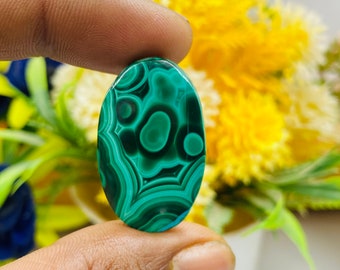 A+ Unique Natural Malachite Cabochon, Top Quality Malachite, Lever Malachite,Gemstone, Malachite Crystal, Jewelry Making Stone, Gift For Her