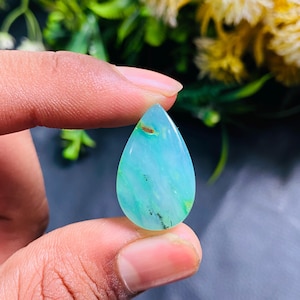 Peruvian Opal Cabochon: Natural Andean Gemstone, 12.80 Carat