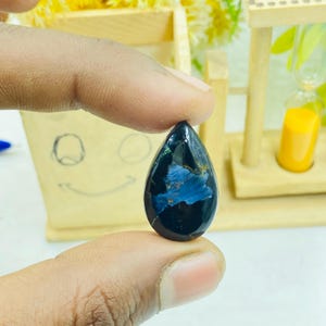 Natural Pietersite Cabochon: Patterned Gemstone for Jewelry (26x16x5 MM)