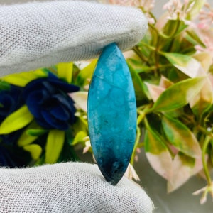 Unique Designer Top Beautiful Peru Opal Natural Blue Peruvian Opal Gemstone A1+Quality Peruvian Opal Cabochon Semi Precious Loose Stone