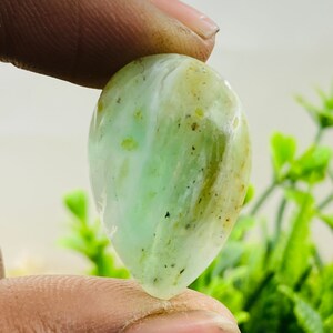 Beautiful Andean Opal Natural Blue Peruvian Opal Gemstone A1+Quality Peruvian Opal Cabochon Semi Precious Loose Stone