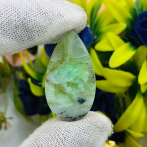 AAA+ Designer Top Beautiful Andean Opal Opal Natural Blue Peruvian Opal Gemstone A1+Quality Peruvian Opal Cabochon Semi Precious Loose Stone
