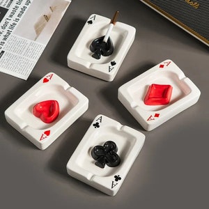 Cool Deck Of Cards Ashtray That Comes In All Four Suits