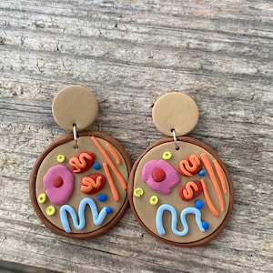 Animal Cell Earrings