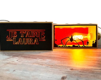 Stranger Things lamp - Mind Flayer/Mental Flayer - custom text