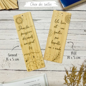 Bookmark with personalized message front/back Mother's Day, Father's Day gifts, thank you teacher first name, quote, proverb. image 7