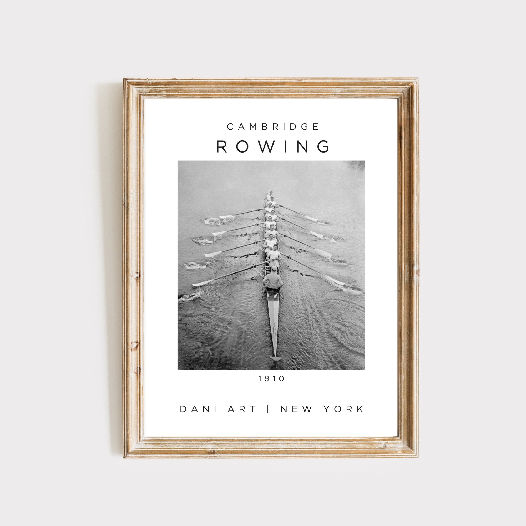 VINTAGE Cambridge Rowing Photo Poster | Digital Download - Etsy
