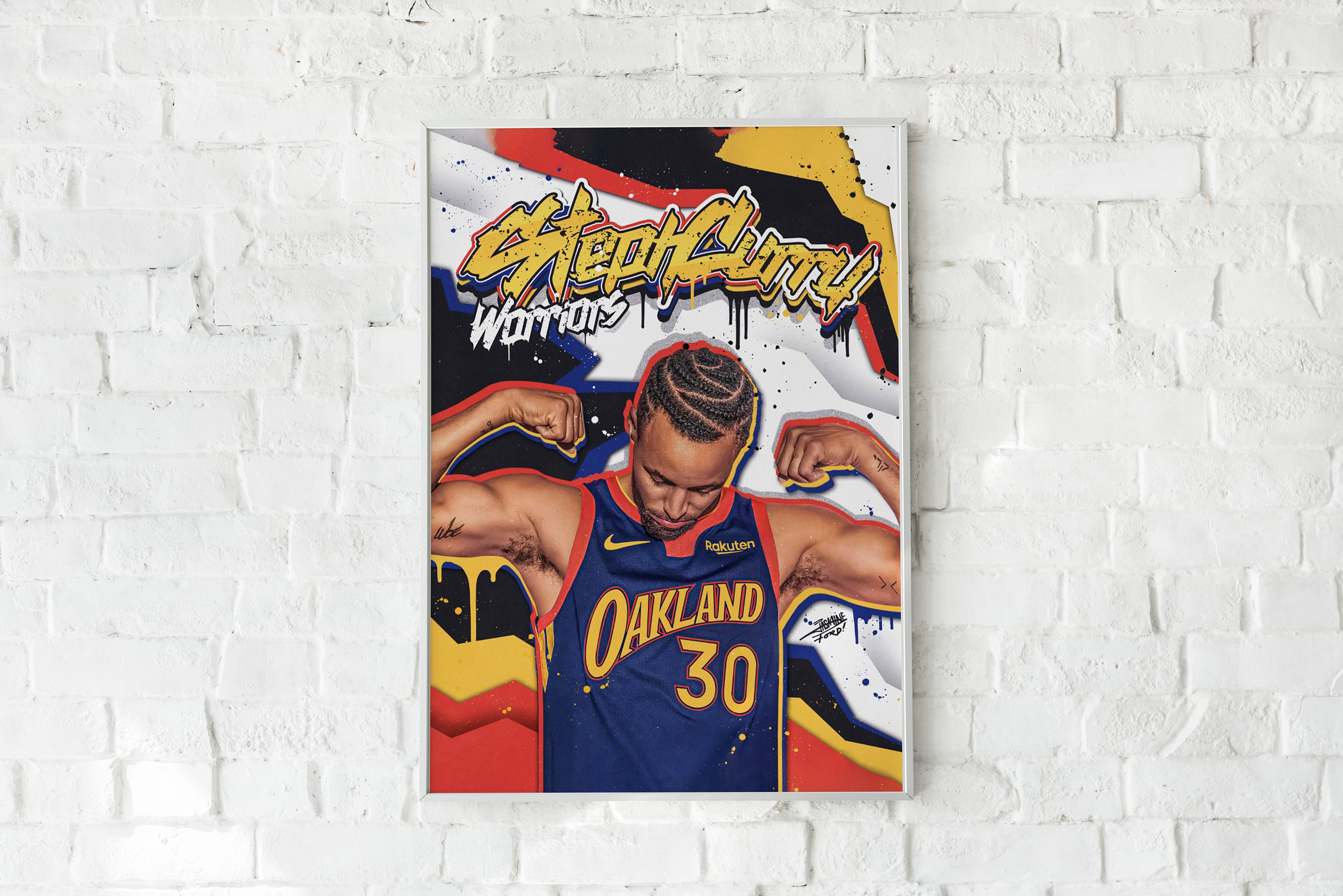 Stephen Curry Poster Nba Posters Wall Art Wall Decor 12x18 20x30