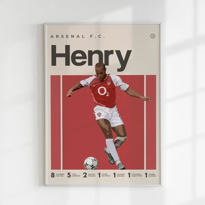 Thierry Henry Poster - Etsy