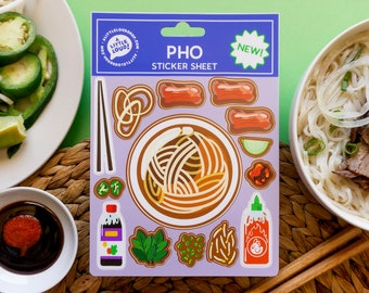 Pho Noodles Sticker Sheet