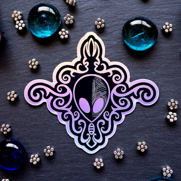 Hollow Knight Crest Holographic Sticker