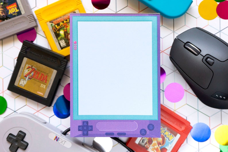 Nintendo Gameboy Notepad Gameboy Inspired Notepad - Etsy