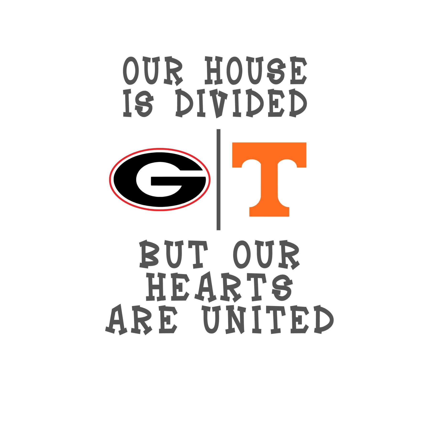 House Divided Hearts United SVG PNG JPEG Etsy