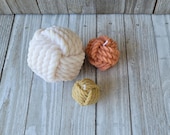 Nautical Decor Candle Trio Sailor 39 s Knots White Rust Butterscotch Monkey 39 s Fist Candles Set Gift Set Wedding Favors Home Decor Soy Candles