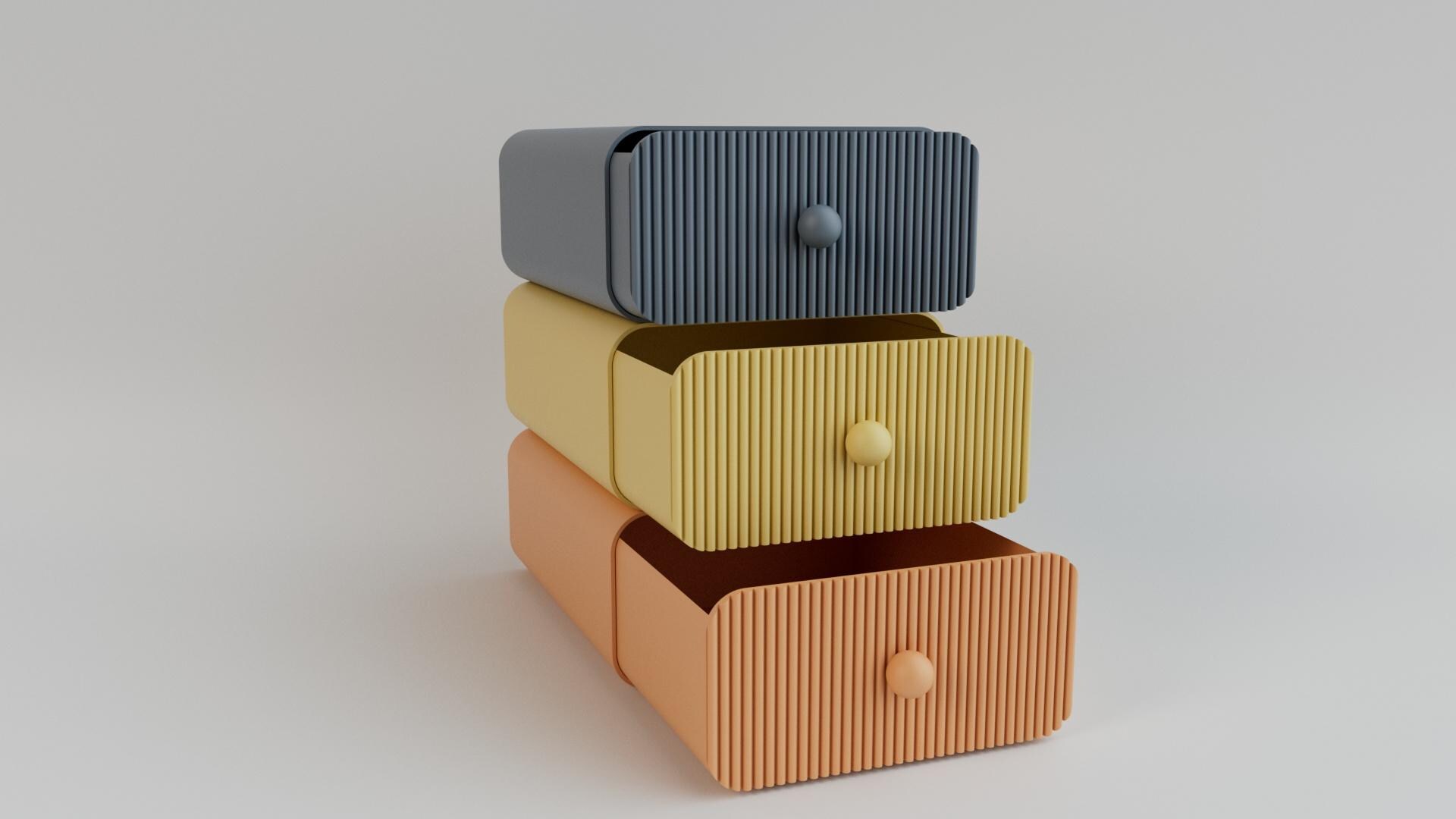 Desktop Box Design Modular Desktop Storage Box - Etsy