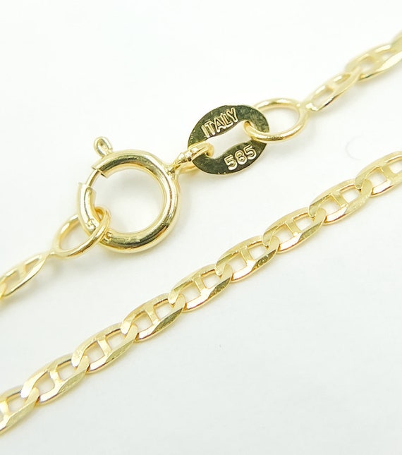 Unisex 14k gold chain best sale